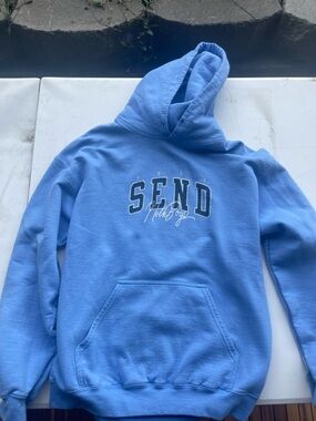 Gildan Light Blue Hooded Sweatshirt